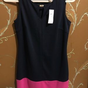 Banana Republic two tone shift dress